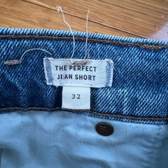 Madewell The Perfect Jean Short Denim Shorts Size 32 - Picture 4 of 8